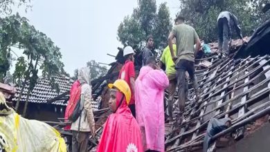 Raigad Landslide: महाराष्ट्र के रायगढ़ में भूस्खलन की चपेट में आया गांव, 4 की मौत