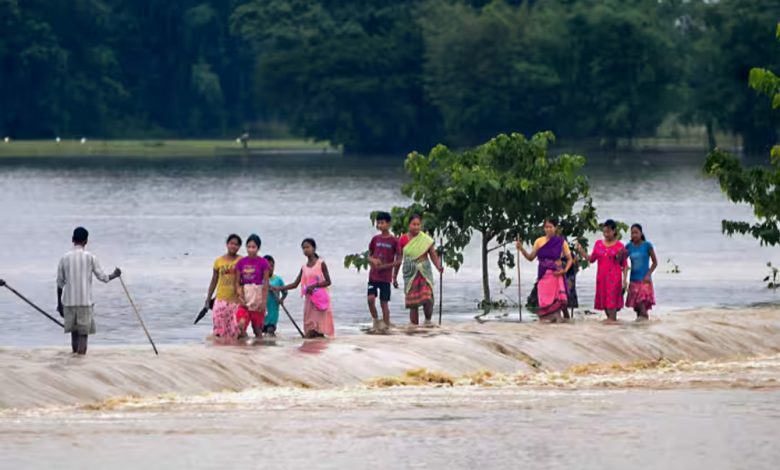 Assam Flood: असम में बाढ़ लाई आफत, 27 हजार लोग प्रभावित, घरों में घुसा पानी, 175 गांव डूबे