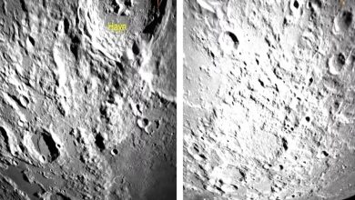 Chandrayaan-3 Landing: चंद्रयान ने लैंडिंग से पहले भेजी तस्वीरे, देखें 25 KM की दूरी से कैसे दिखते हैं चंदा मामा