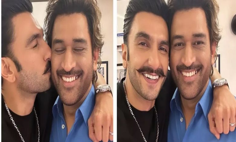 Ranveer Singh-Dhoni Clicks: एक साथ दिखे कैप्टन कूल और बॉलीवुड सुपरस्टार, धोनी के साथ रणवीर सिंह की इंस्टाग्राम पोस्ट हुई वायरल