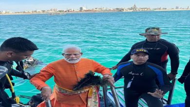 PM Modi In Dwarka: समुद्र में डूबी द्वारका नगरी के नजदीक पहुंचे प्रधानमंत्री, सोशल मीडिया पर साझा किया अनुभव